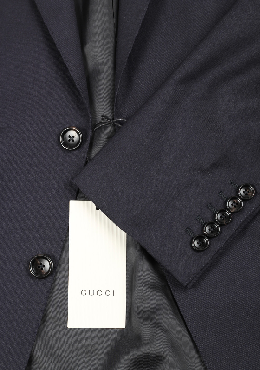 Gucci Blue Suit Size 52C / 42S U.S. In Wool | Costume Limité