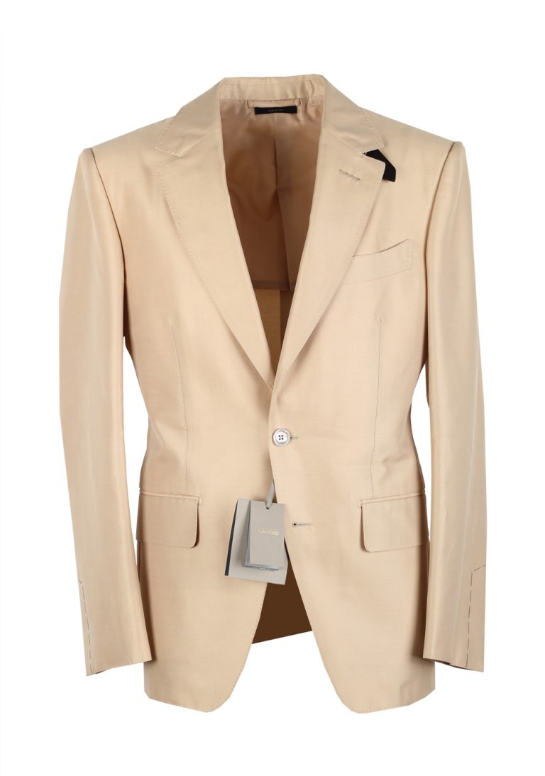 TOM FORD Atticus Beige Sport Coat Size 46C / 36S U.S. - thumbnail | Costume Limité