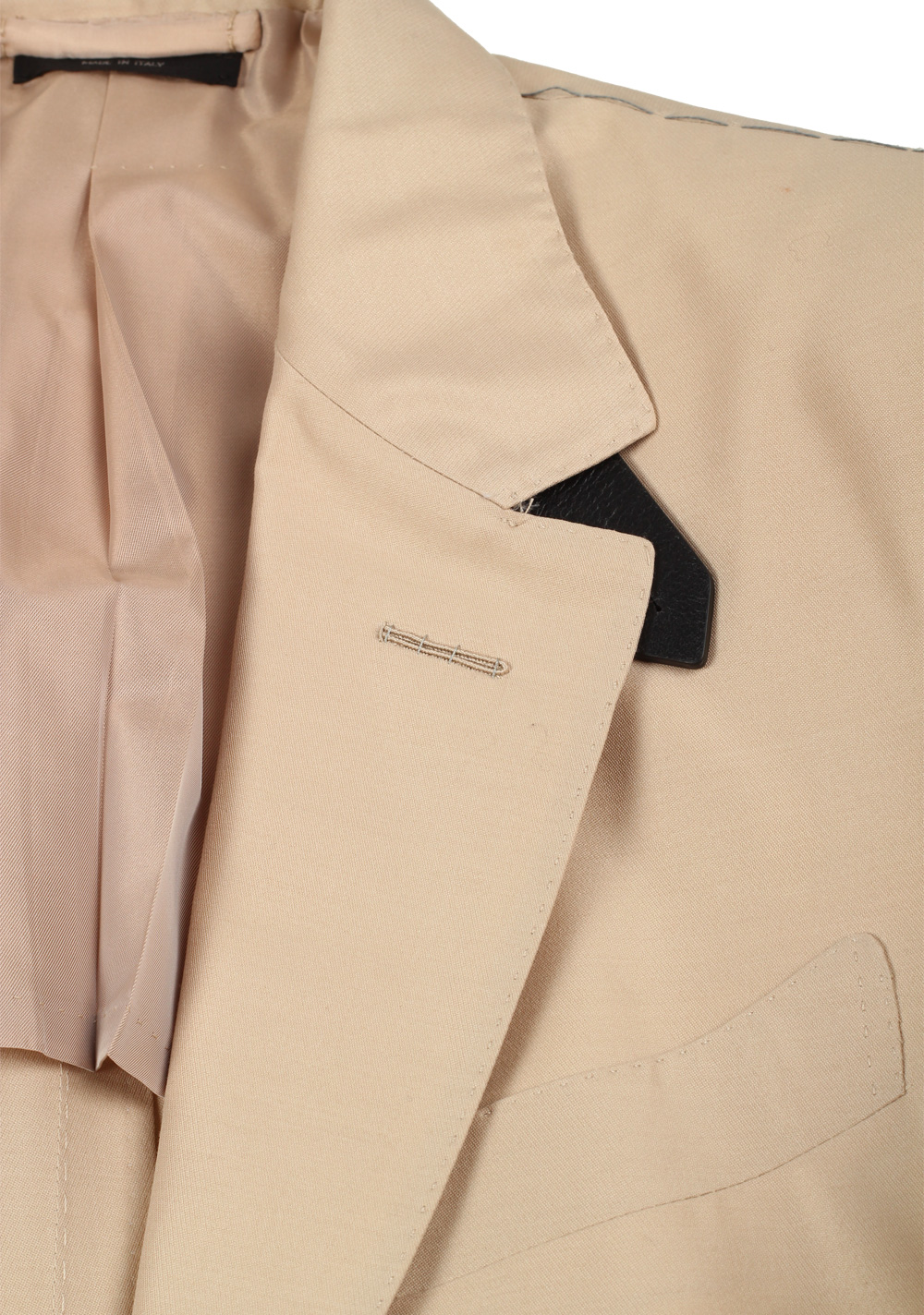 TOM FORD Atticus Beige Sport Coat Size 46C / 36S U.S. | Costume Limité