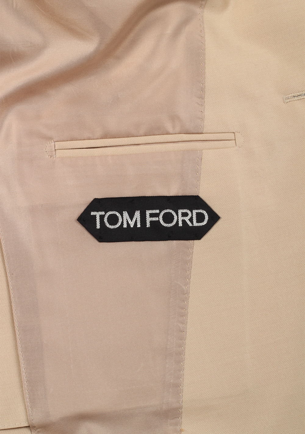 TOM FORD Atticus Beige Sport Coat Size 46C / 36S U.S. | Costume Limité