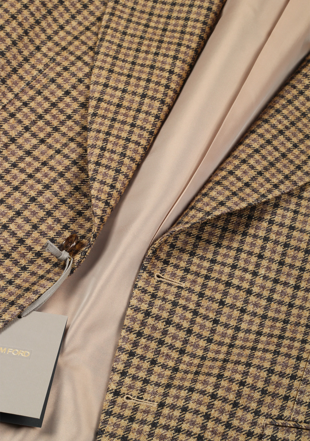 TOM FORD Atticus Checked Brown Sport Coat | Costume Limité