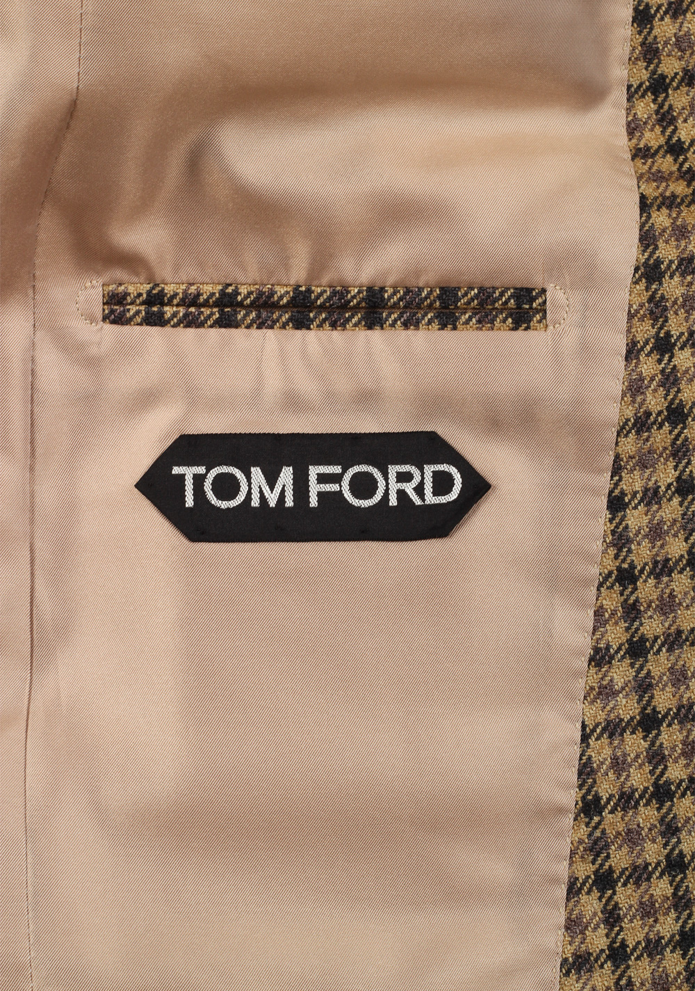 TOM FORD Atticus Checked Brown Sport Coat | Costume Limité