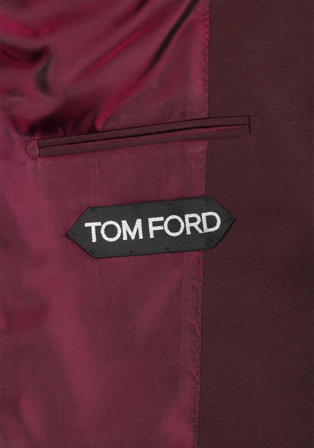 TOM FORD Atticus Aubergine Sport Coat Size 46 / 36R U.S. | Costume Limité