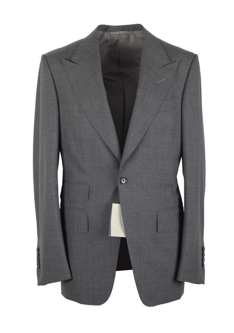 TOM FORD Shelton Gray Sport Coat Size 46 / 36R In Wool - thumbnail | Costume Limité