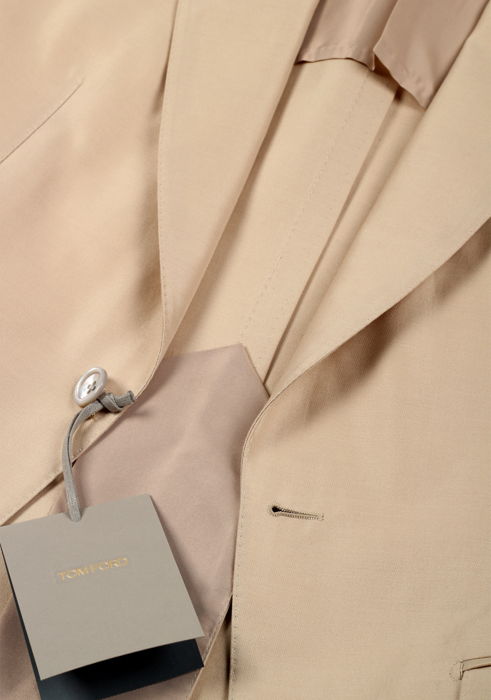 TOM FORD Atticus Beige  Sport Coat Size 46 / 36R U.S. | Costume Limité