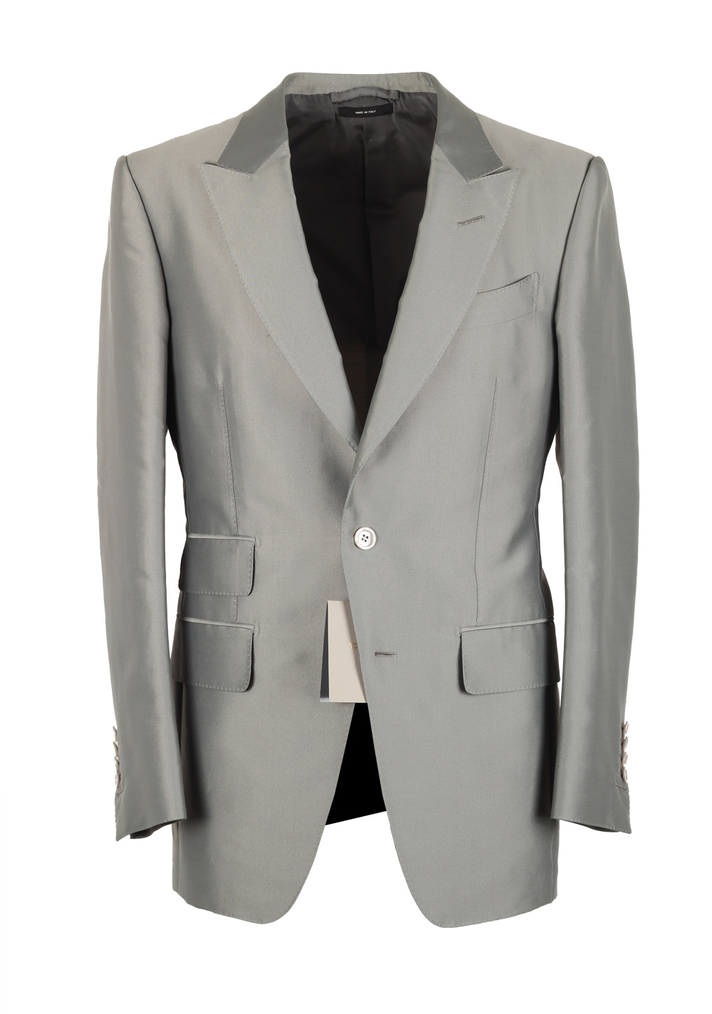 TOM FORD Atticus Silver Sport Coat Size 46 / 36R U.S. | Costume Limité