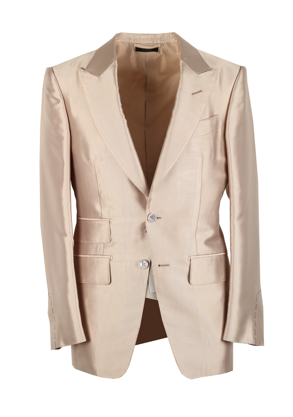 TOM FORD Atticus Pink Suit Size 44C / 34S U.S. In Silk Blend | Costume Limité