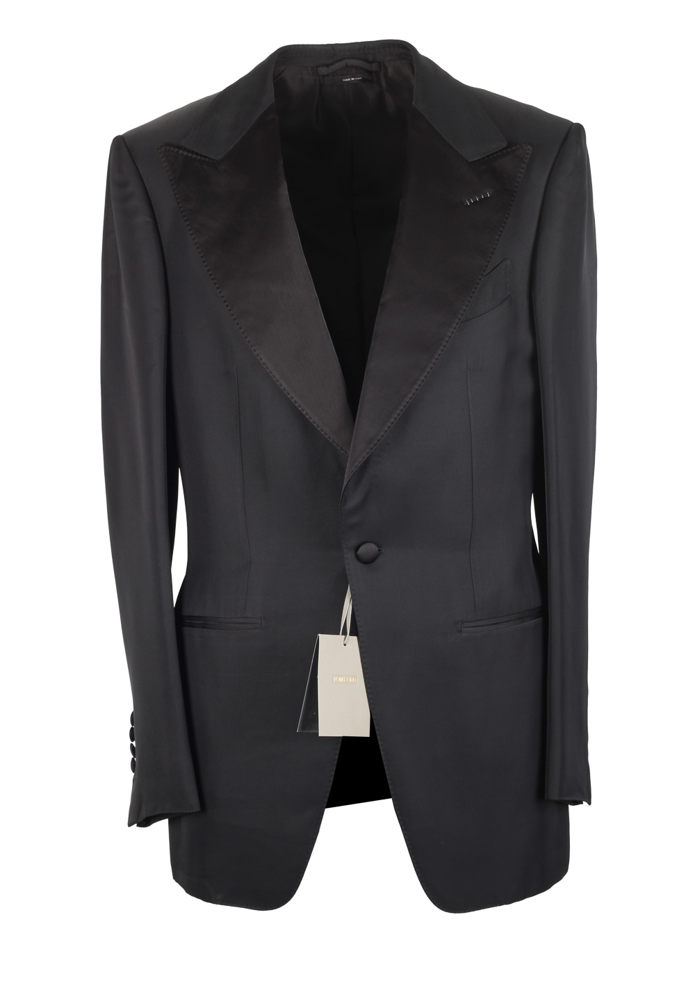 TOM FORD Atticus Black Tuxedo Dinner Jacket Size 46 / 36R U.S. | Costume Limité