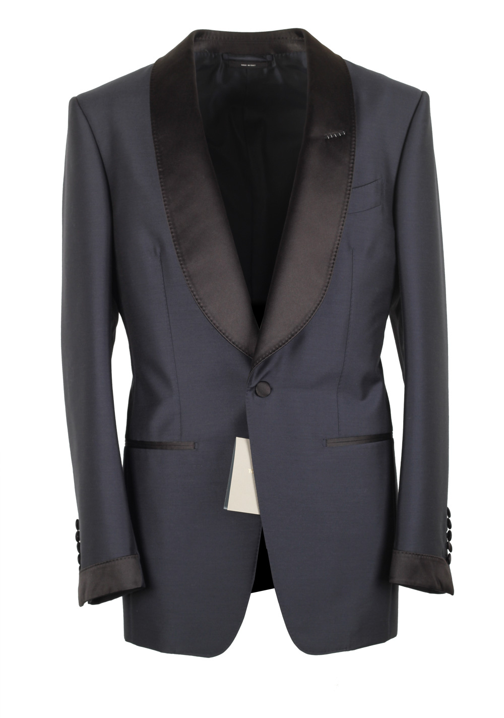TOM FORD Atticus Blue Tuxedo Dinner Jacket Size 46 / 36R U.S. | Costume Limité