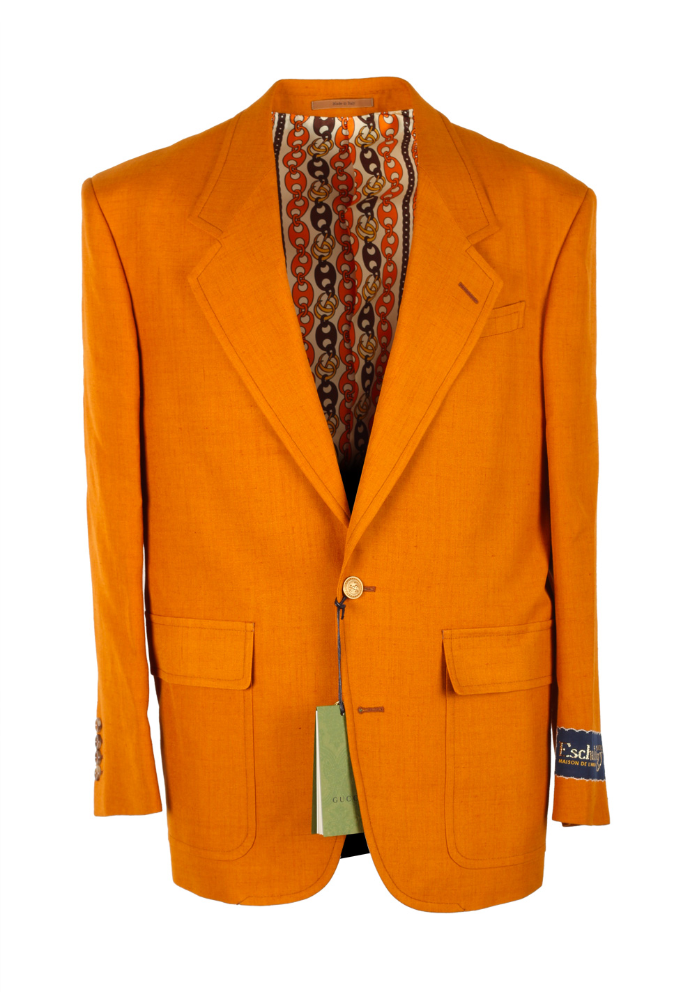 Gucci Pumpkin Blazer Sport Coat Size 44 / 34R U.S. | Costume Limité