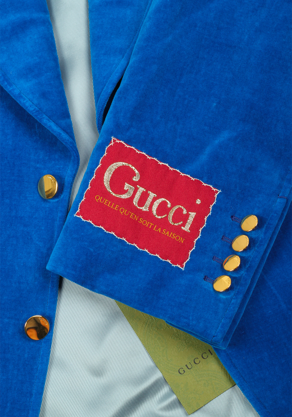 Gucci Blue Velvet Blazer Sport Coat Size 54 / 44R U.S. | Costume Limité