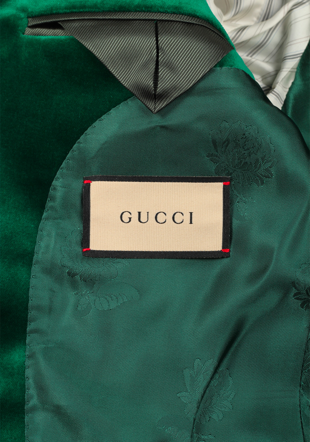 Gucci Green Signature Cocktail Dinner Jacket | Costume Limité