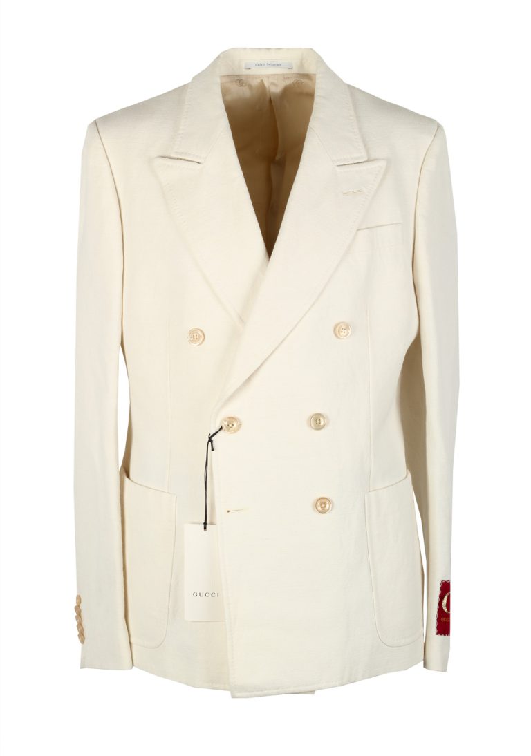 Gucci Off White Double Breasted Signature Sport Coat - thumbnail | Costume Limité