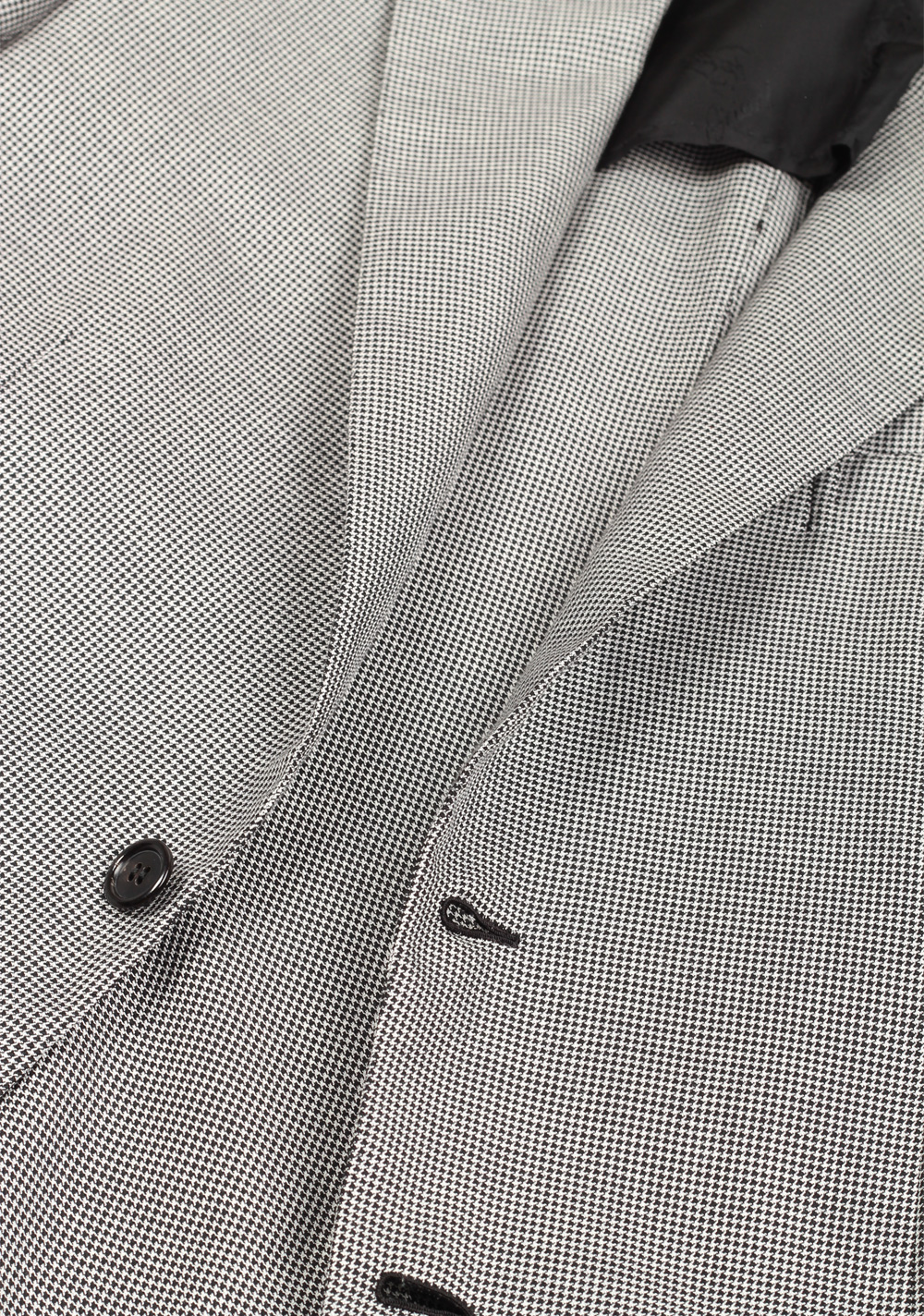 Brioni Condotti  Black / White Sport Coat Size 52 / 42R U.S. In Silk Blend | Costume Limité