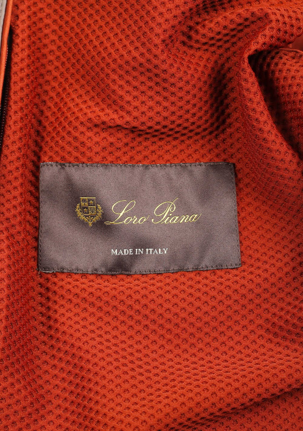 Loro Piana Taupe Leather Coat | Costume Limité