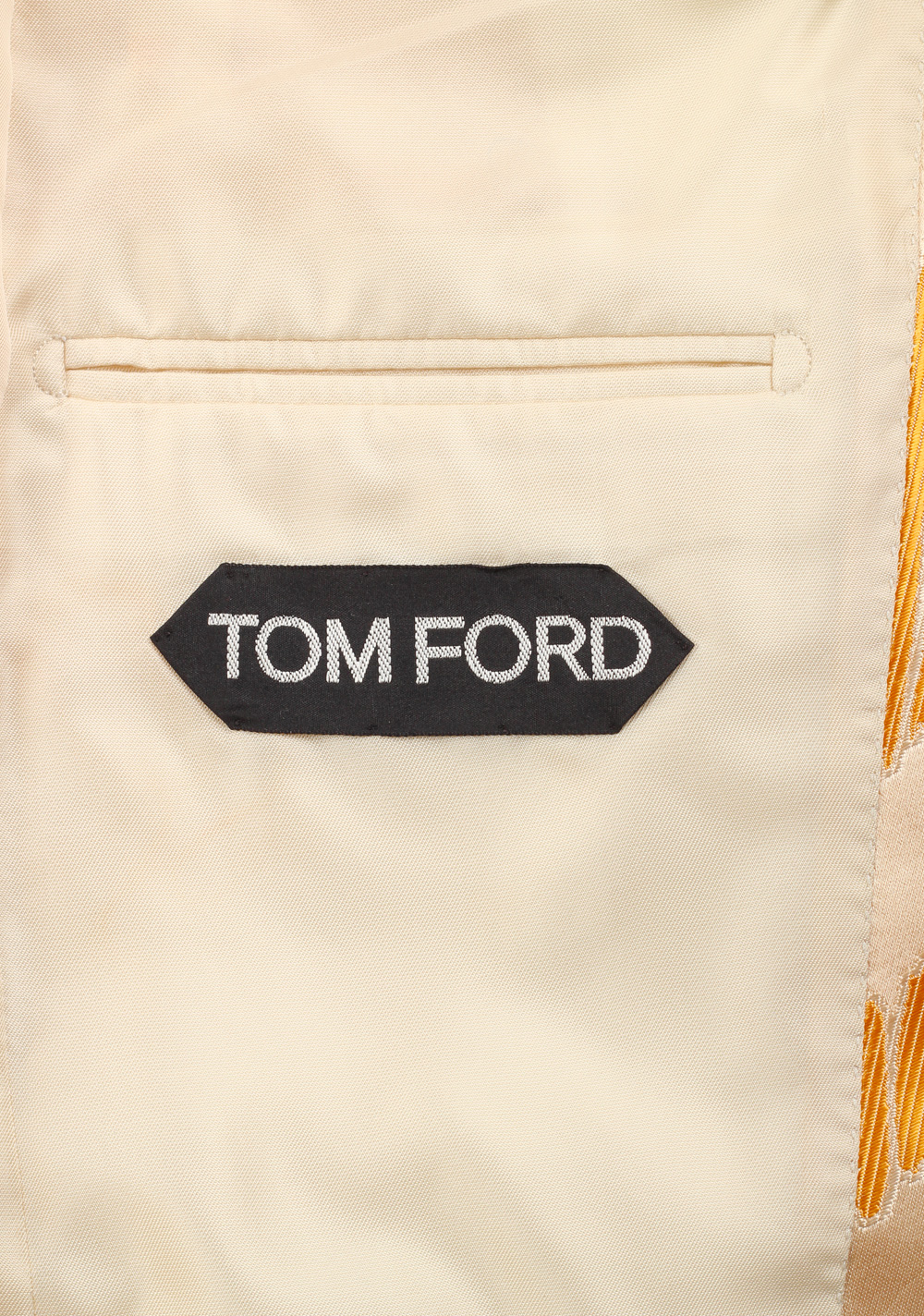 TOM FORD Atticus Gold Tuxedo Dinner Jacket Size 46 / 36R U.S. | Costume Limité