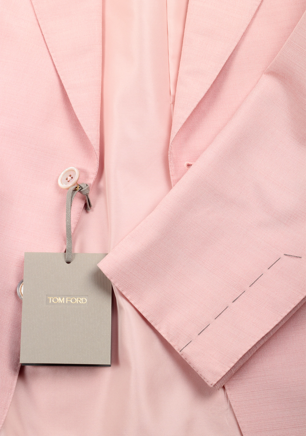 TOM FORD Atticus Pink Silk Sport Coat | Costume Limité