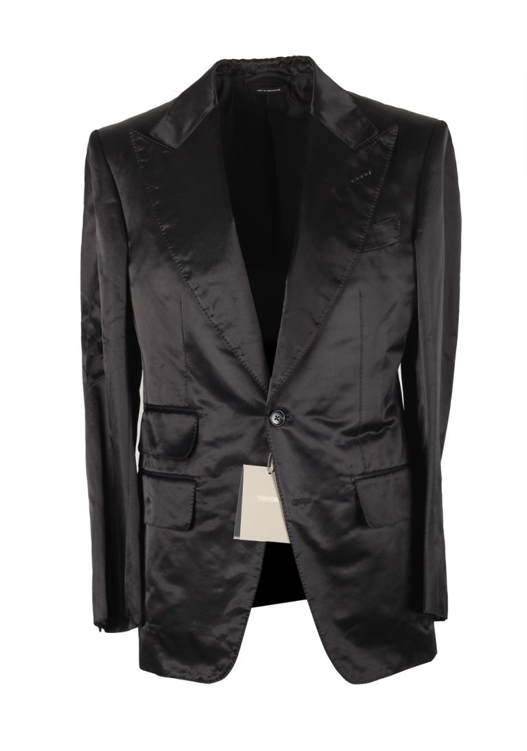 TOM FORD Atticus Black Sport Coat Size 46 / 36R U.S. - thumbnail | Costume Limité