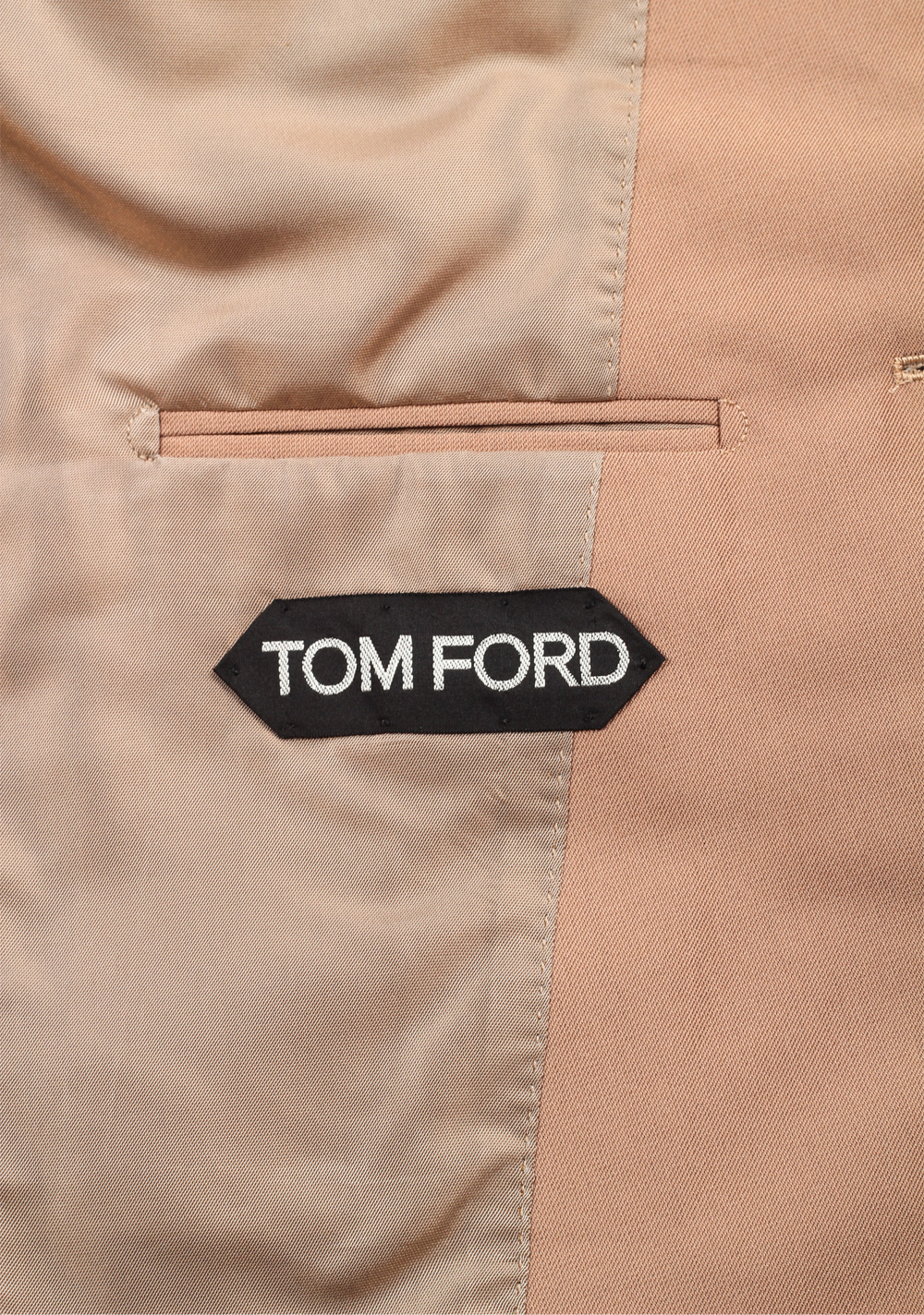 TOM FORD Atticus Beige Sport Coat Size 46 / 36R U.S. | Costume Limité