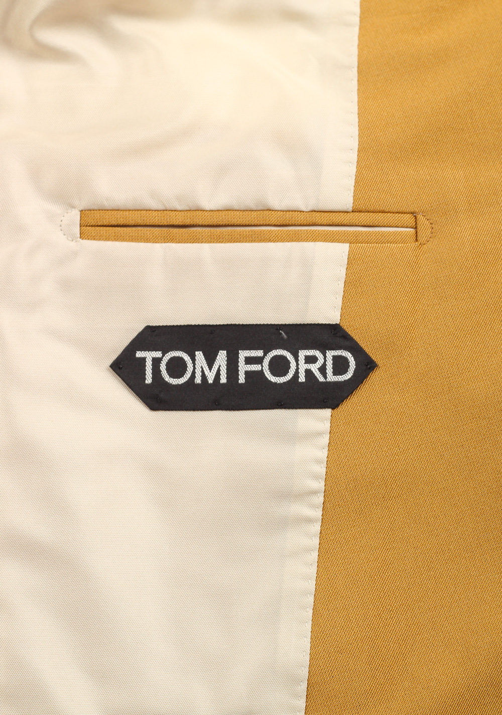 TOM FORD Atticus Beige Sport Coat Size 46 / 36R U.S. | Costume Limité