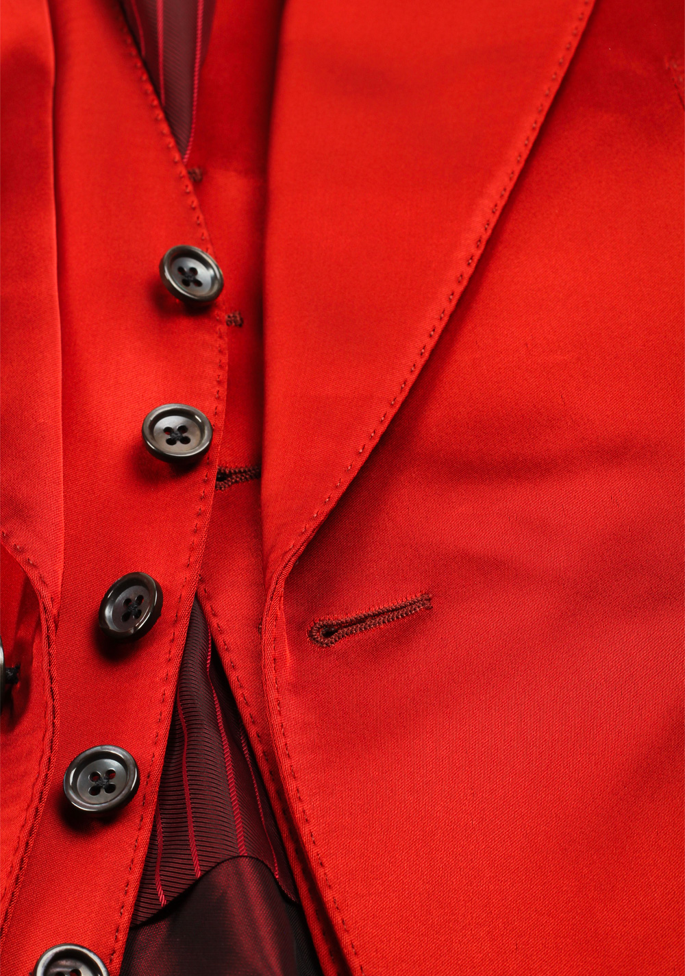 TOM FORD Atticus Red 3 Piece Suit Size 46 / 36R U.S. | Costume Limité