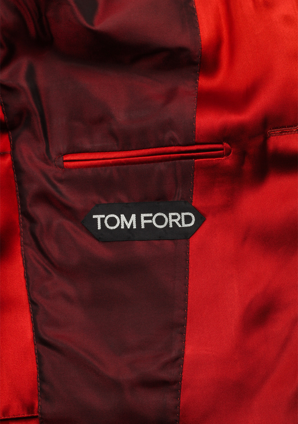 TOM FORD Atticus Red 3 Piece Suit Size 46 / 36R U.S. | Costume Limité