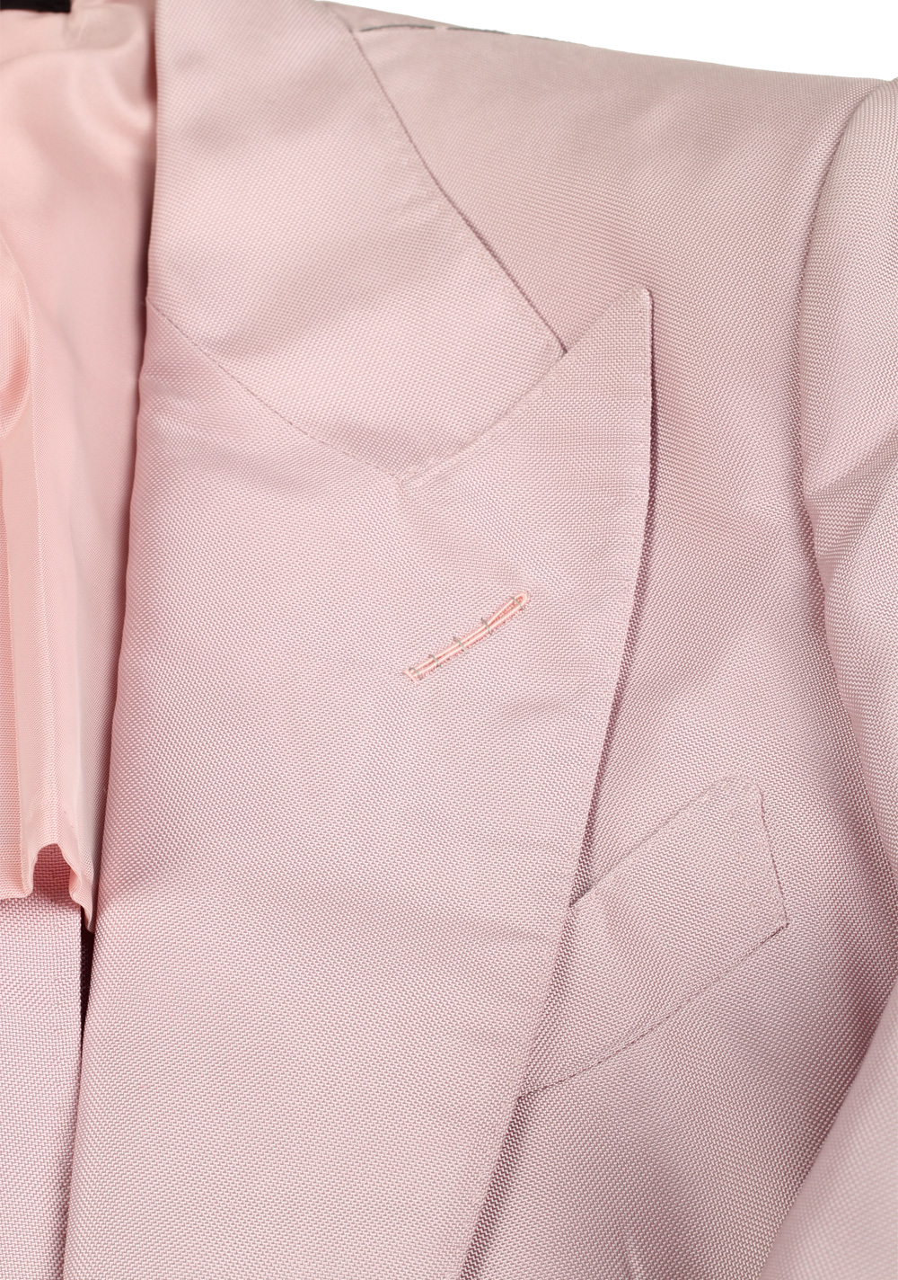 TOM FORD Atticus Pink Silk Suit Size 46 / 36R U.S. | Costume Limité