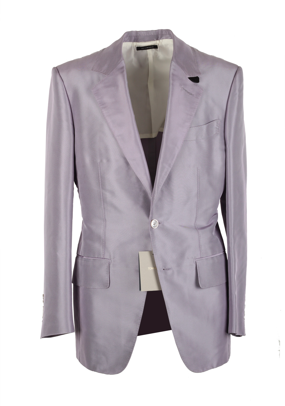 TOM FORD Atticus Lilac Silk Suit Size 46 / 36R U.S. | Costume Limité