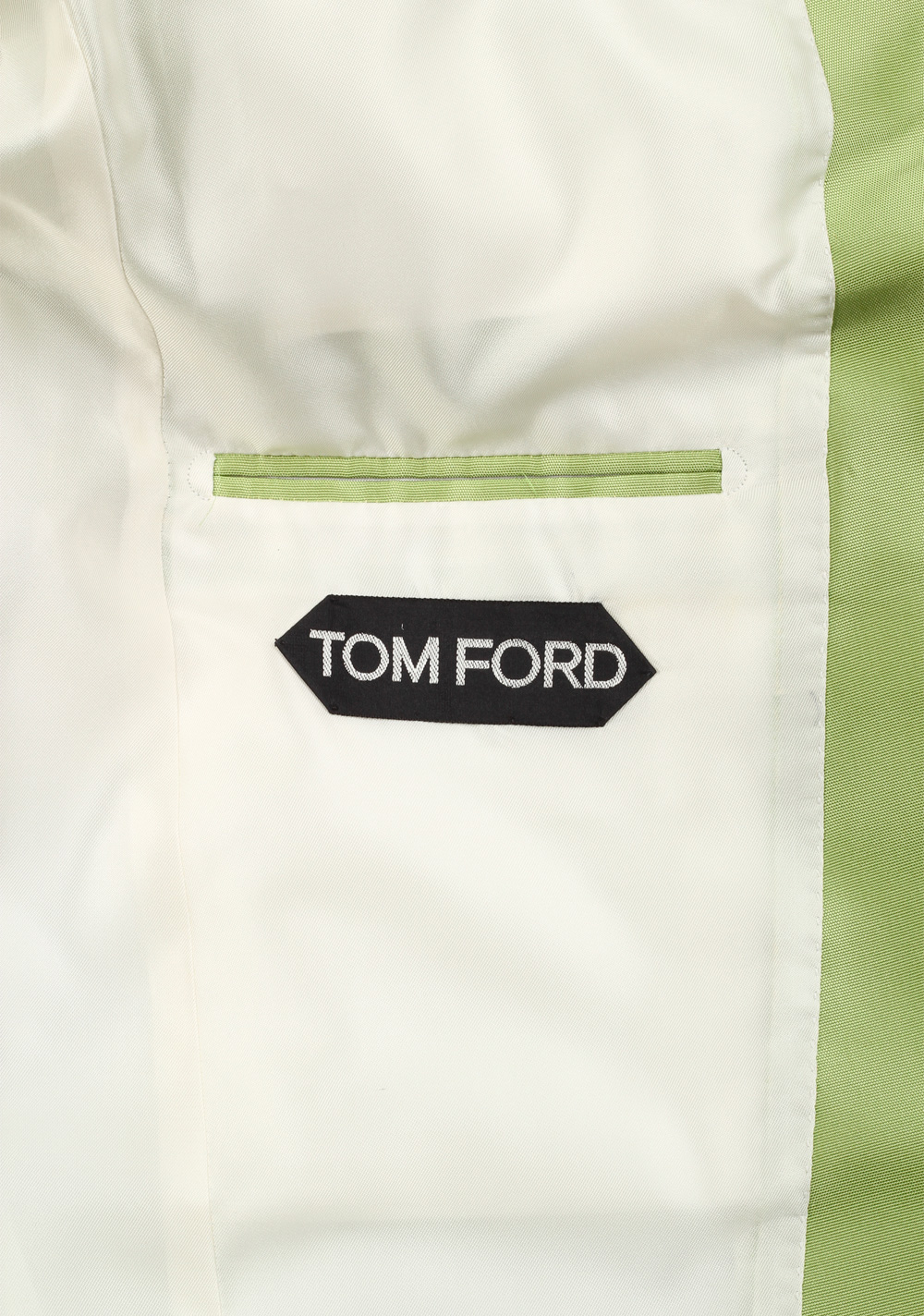 TOM FORD Basic Base M Silk Green Suit Size 46 / 36R U.S. | Costume Limité