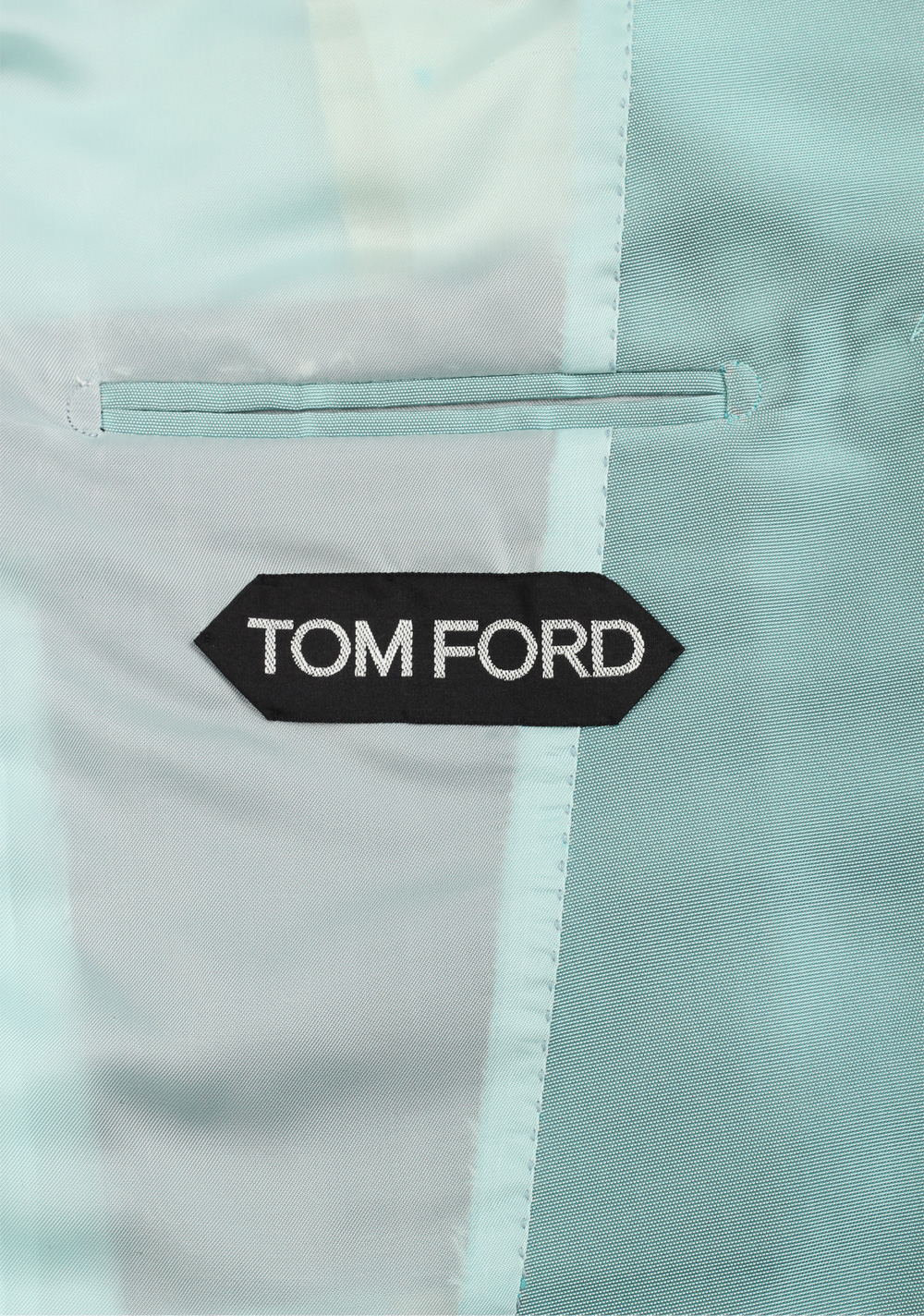 TOM FORD Atticus Mint Silk Suit Size 46 / 36R U.S. | Costume Limité