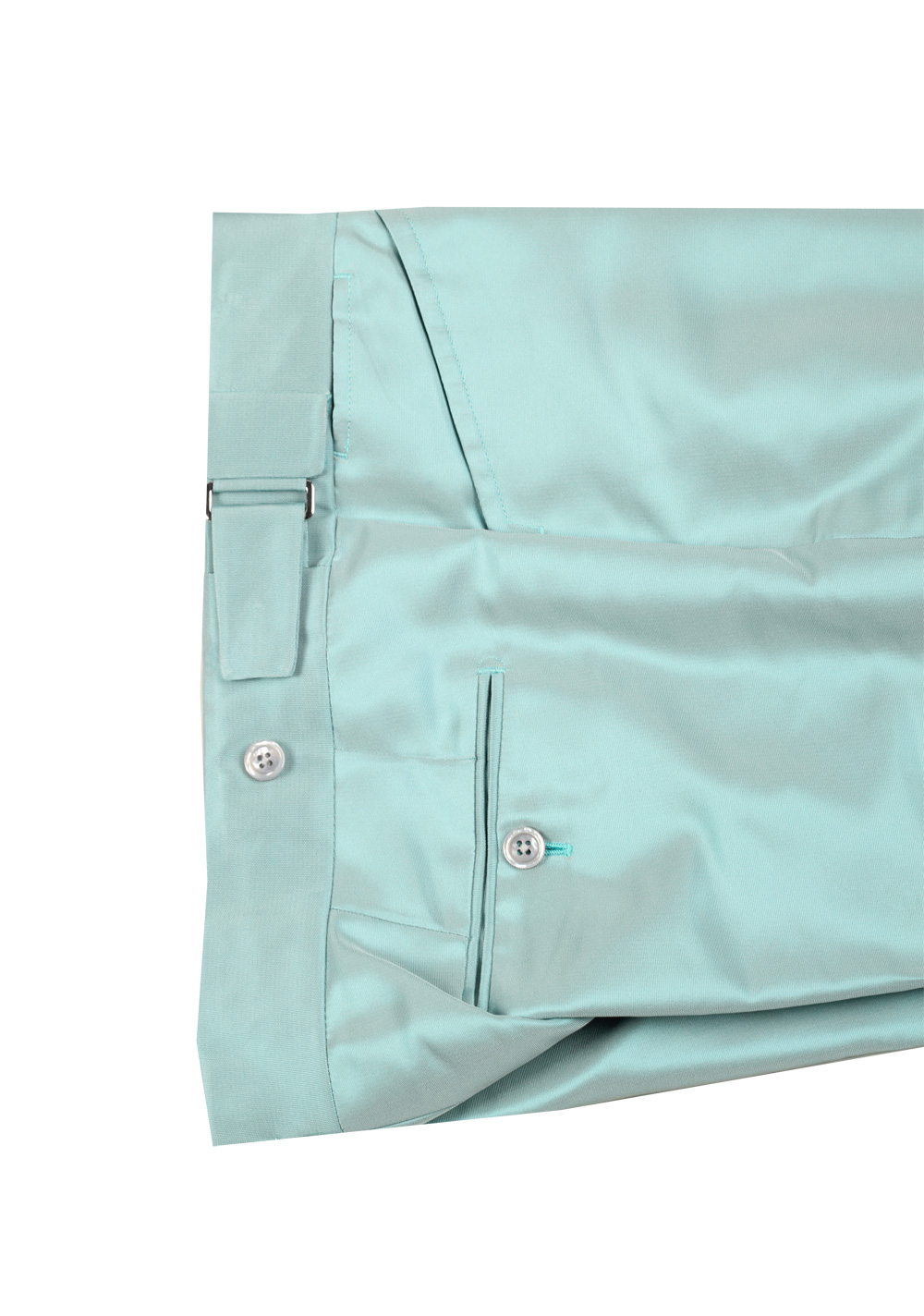 TOM FORD Atticus Mint Silk Suit Size 46 / 36R U.S. | Costume Limité