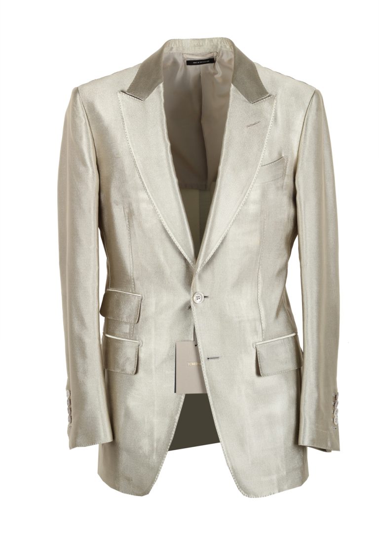 TOM FORD Atticus Silver Suit Size 46 / 36R U.S. - thumbnail | Costume Limité