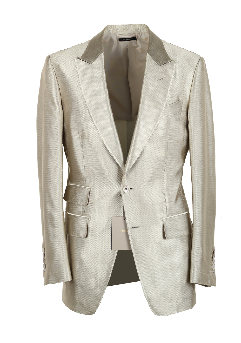 TOM FORD Atticus Silver Suit Size 46 / 36R U.S. | Costume Limité