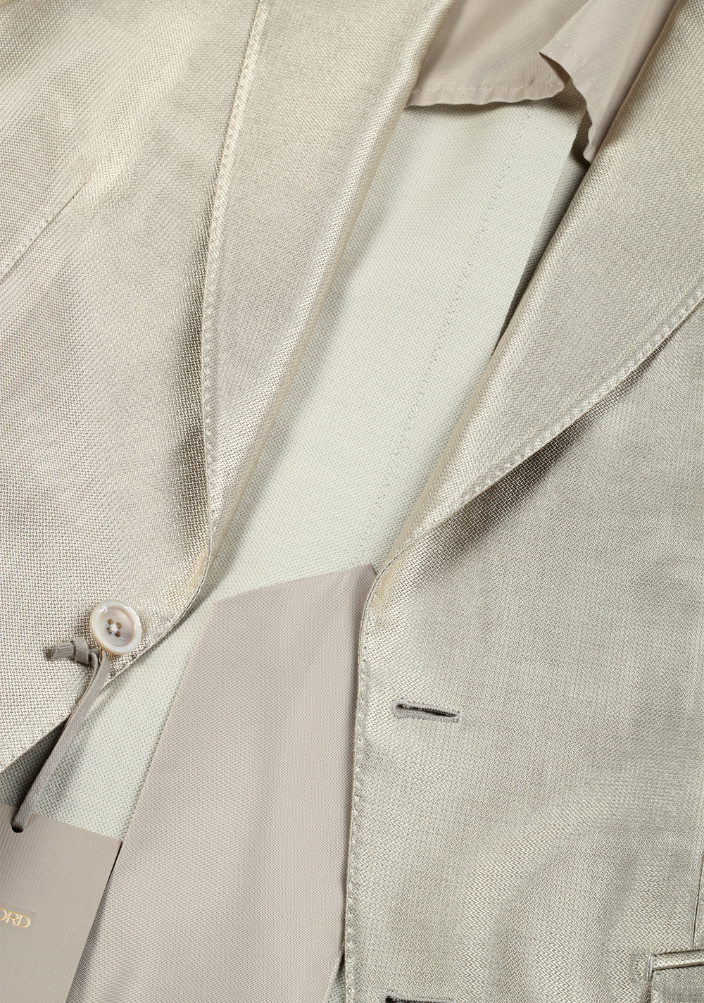 TOM FORD Atticus Silver Suit Size 46 / 36R U.S. | Costume Limité