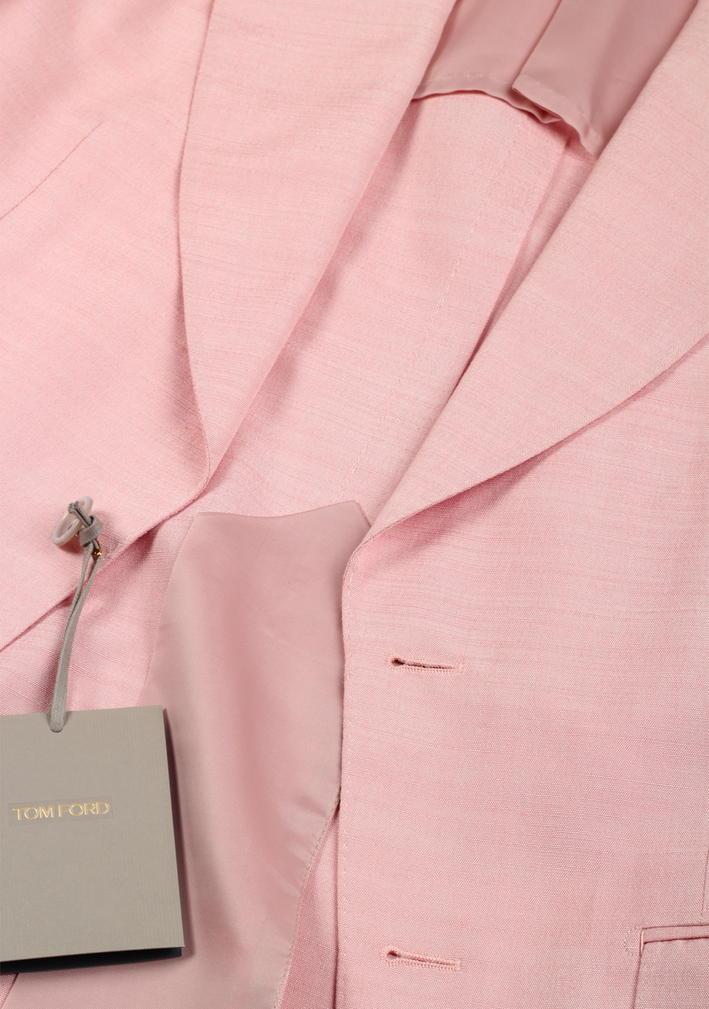 TOM FORD Atticus Pink Silk Suit Size 46 / 36R U.S. | Costume Limité