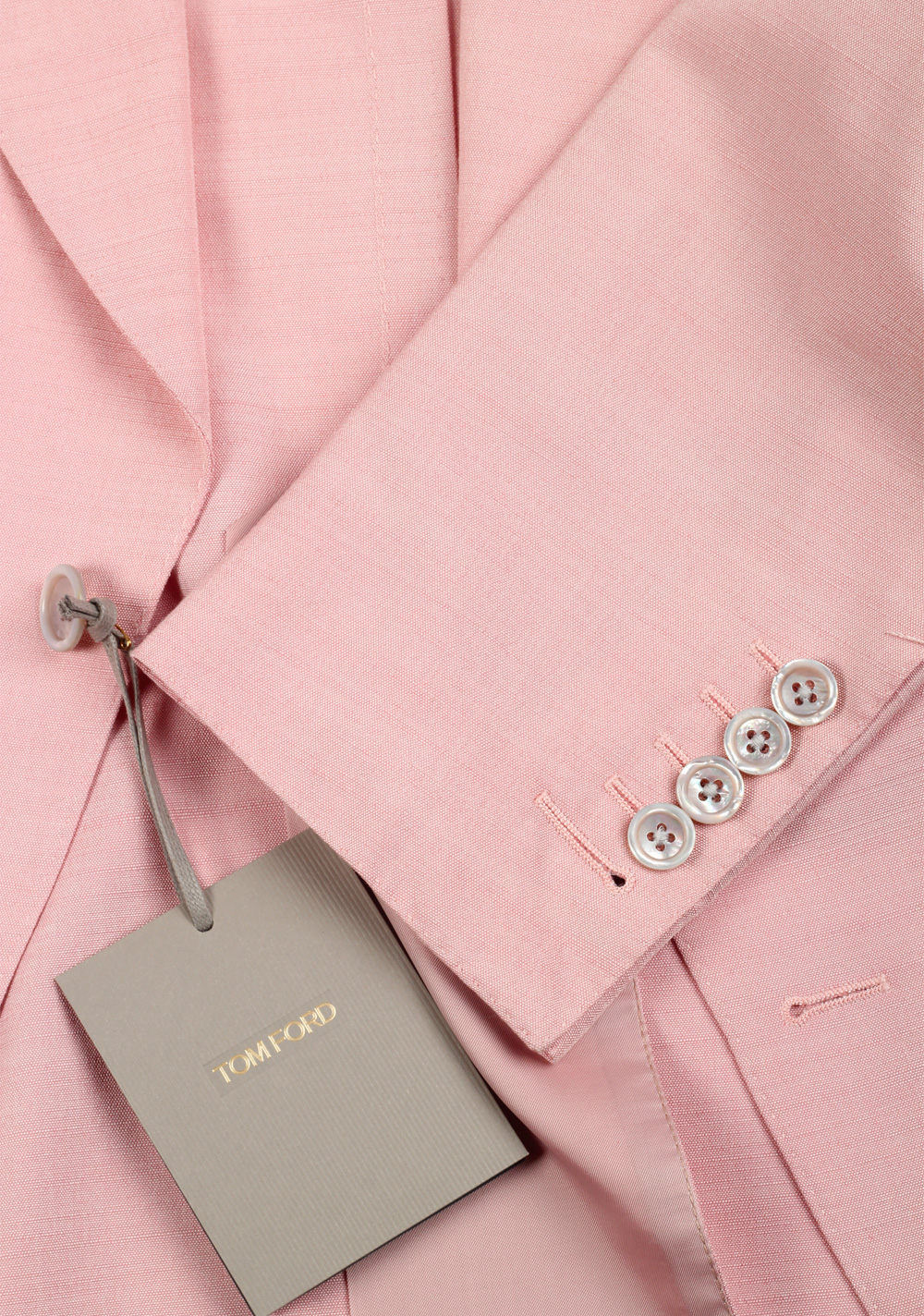 TOM FORD Atticus Pink Silk Suit Size 46 / 36R U.S. | Costume Limité