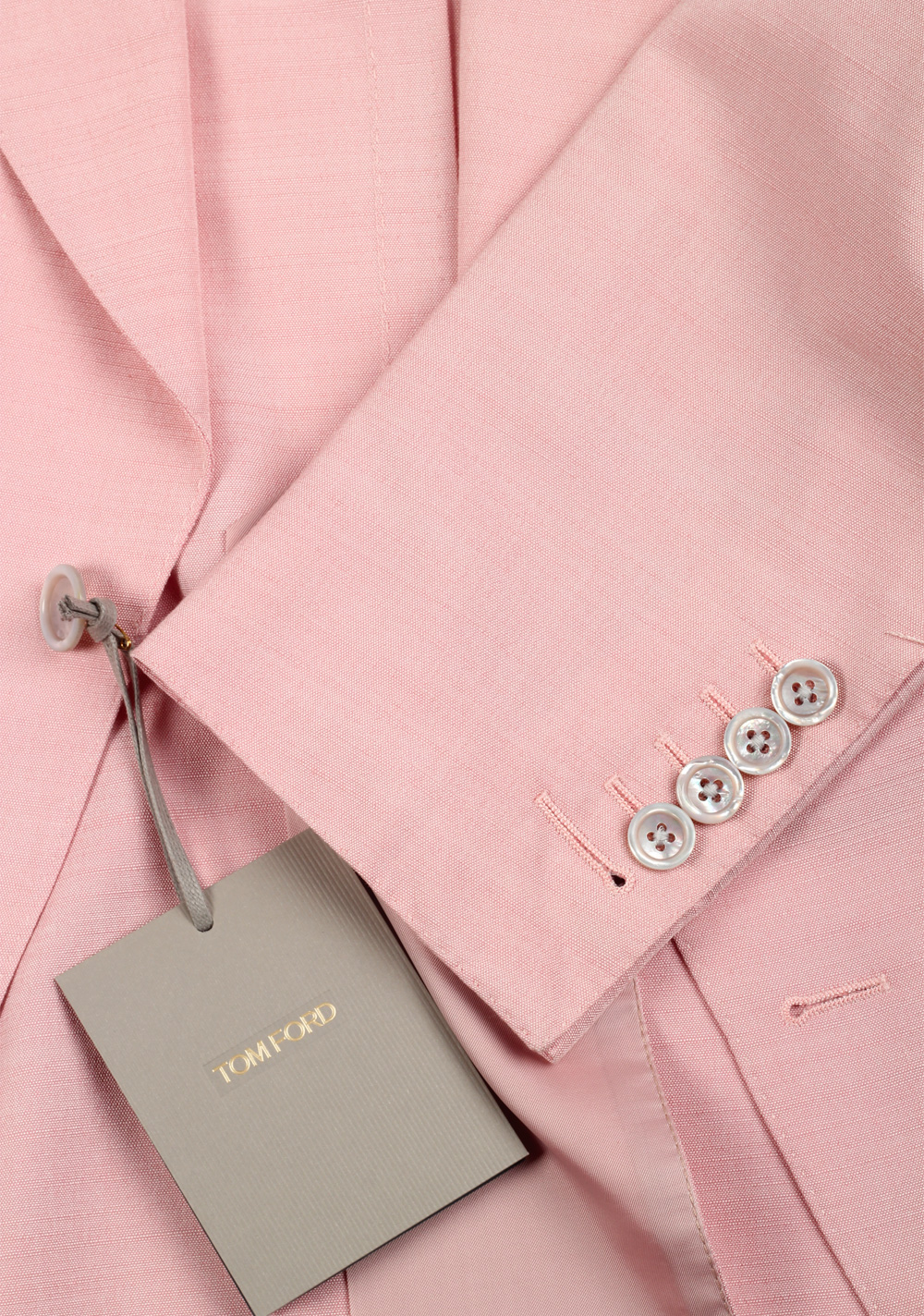 TOM FORD Atticus Pink Silk Suit Size 46 / 36R U.S. | Costume Limité