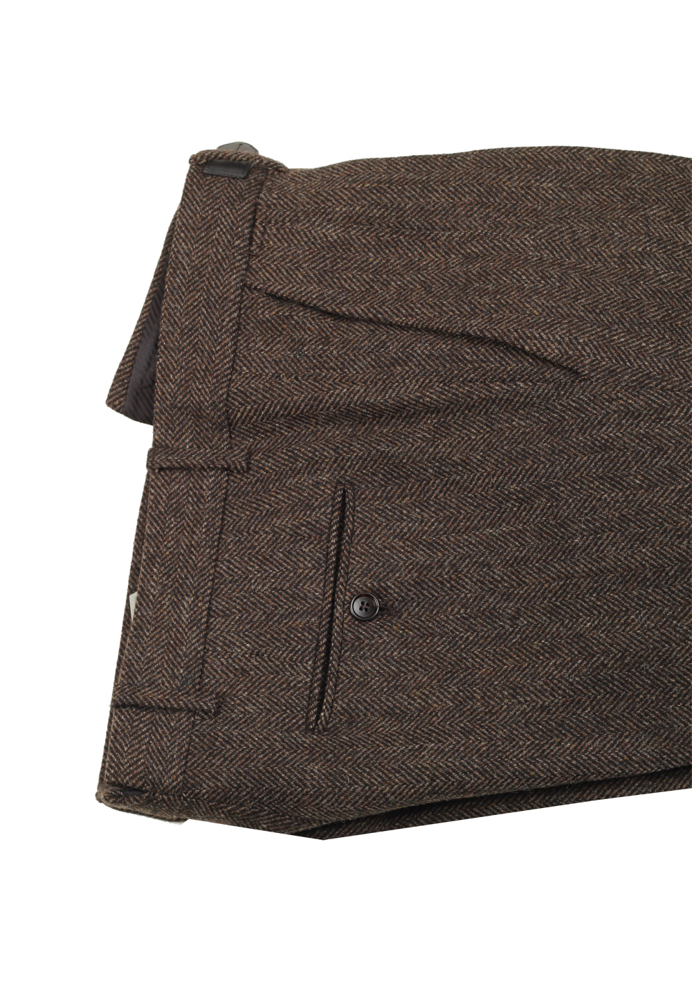 TOM FORD Atticus Brown Herringbone Suit Size 46 / 36R U.S. | Costume Limité
