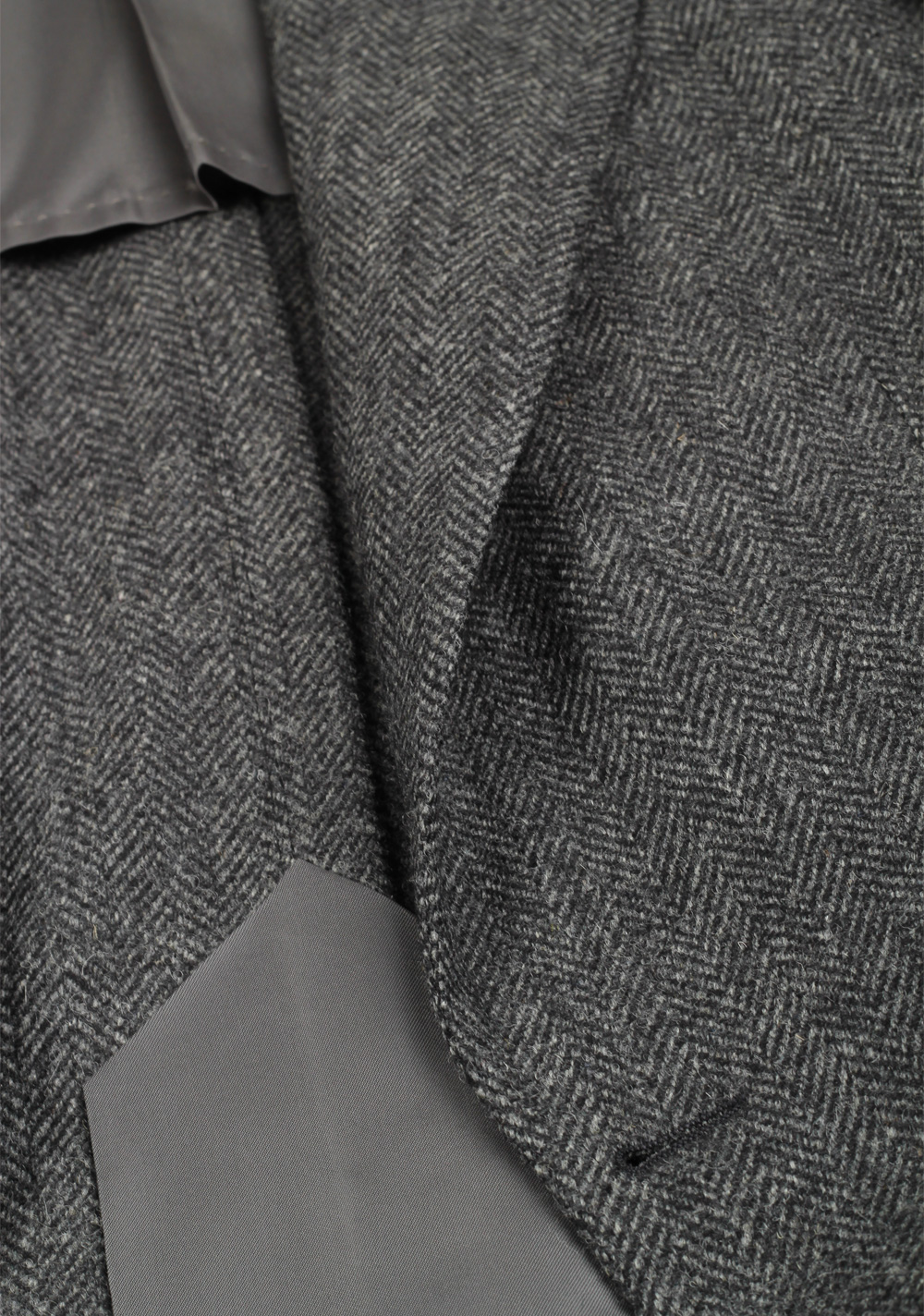 TOM FORD Atticus Gray Herringbone Suit Size 46 / 36R U.S. | Costume Limité