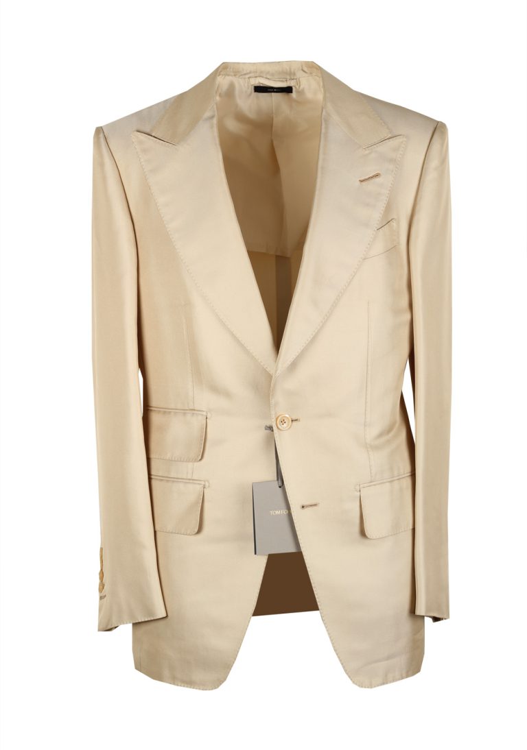 TOM FORD Atticus Off White Suit Size 46 / 36R U.S. - thumbnail | Costume Limité