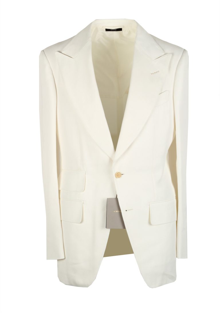 TOM FORD Atticus Off White Suit Size 46 / 36R U.S. - thumbnail | Costume Limité