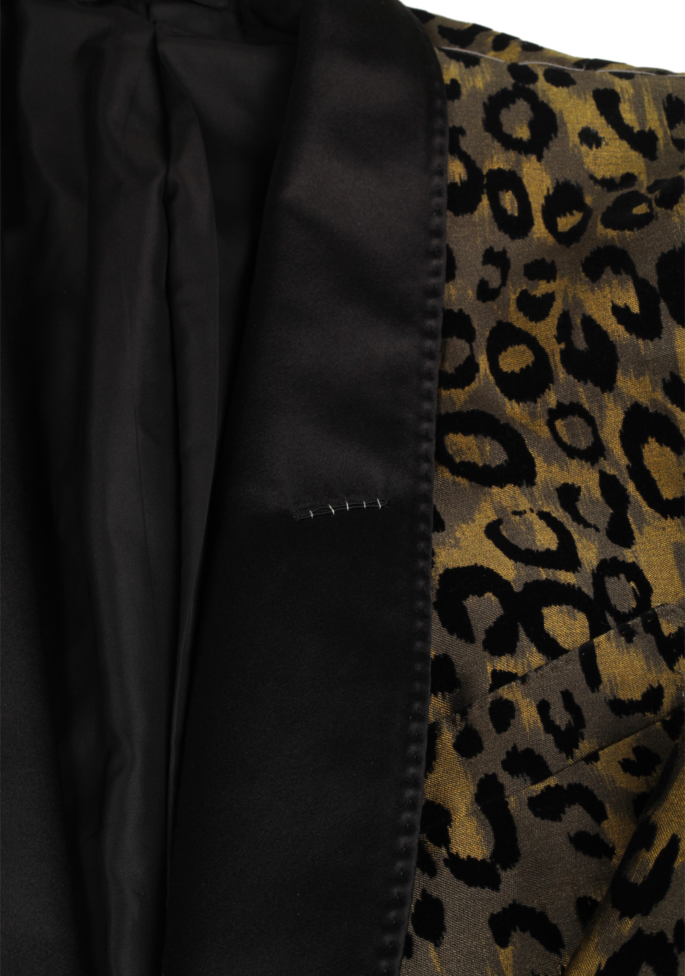 TOM FORD Shelton Black Yellow Tuxedo Dinner Jacket Size Size 48 / 38R U.S. | Costume Limité