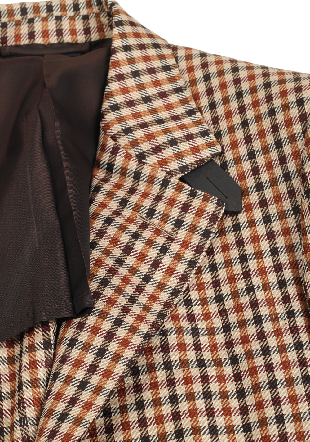 TOM FORD Shelton Checked Brown Sport Coat | Costume Limité