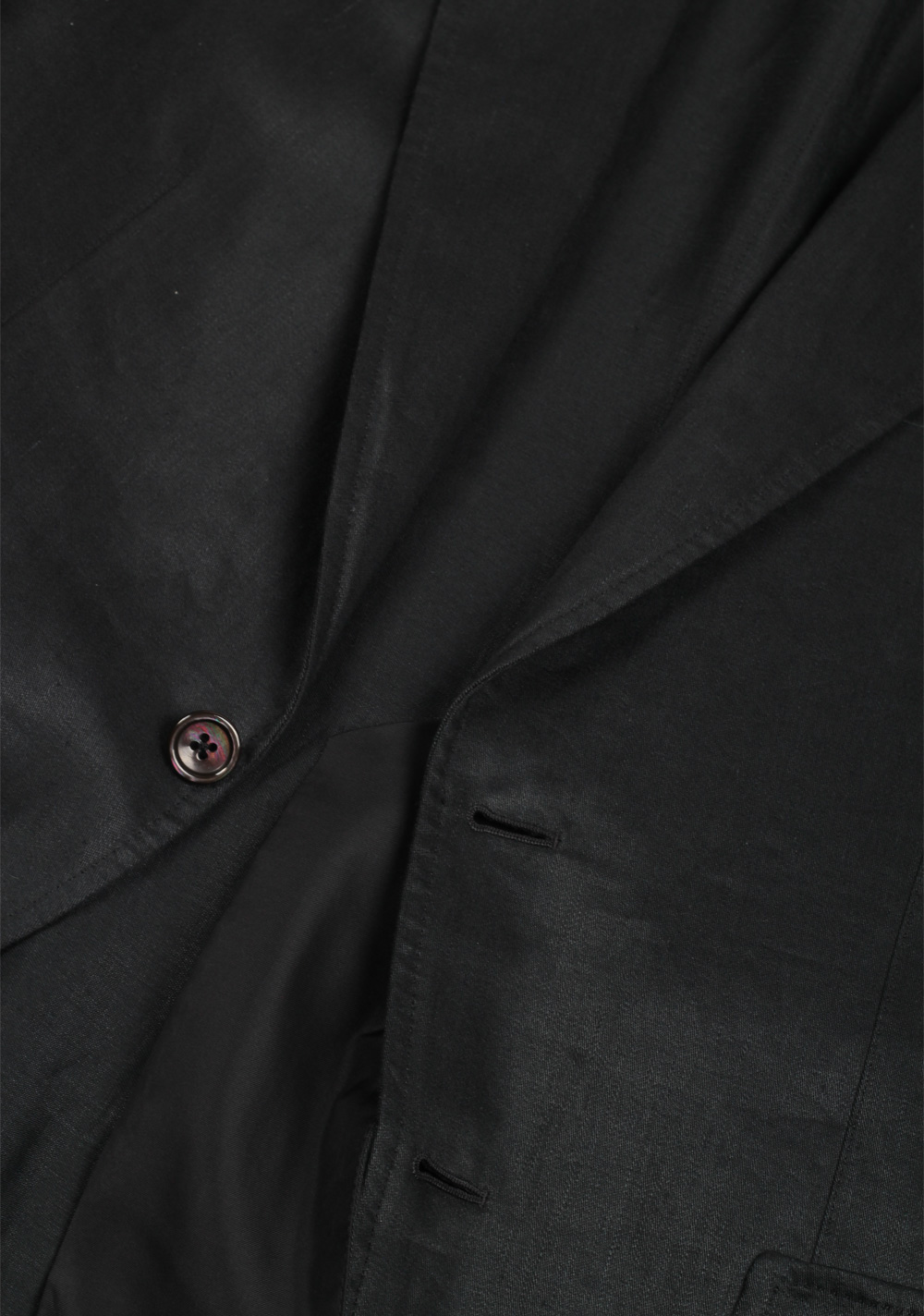 TOM FORD O’Connor Black Sport Coat Size 48 / 38R U.S. In Linen | Costume Limité