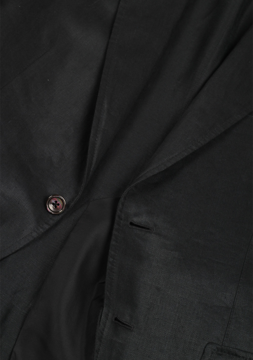TOM FORD O’Connor Black Sport Coat Size 48 / 38R U.S. In Linen | Costume Limité