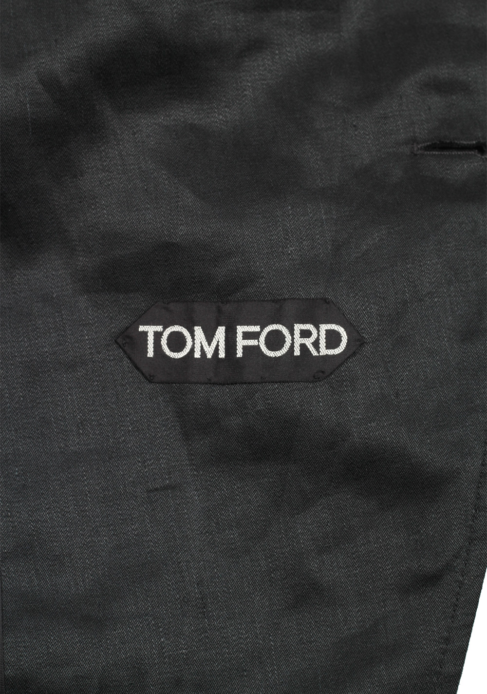 TOM FORD O’Connor Black Sport Coat Size 48 / 38R U.S. In Linen | Costume Limité