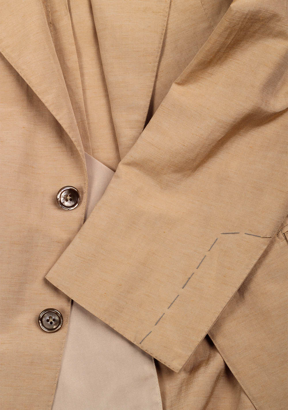 TOM FORD Shelton Beige Sport Coat Size 44 / 34R In Silk Linen | Costume Limité