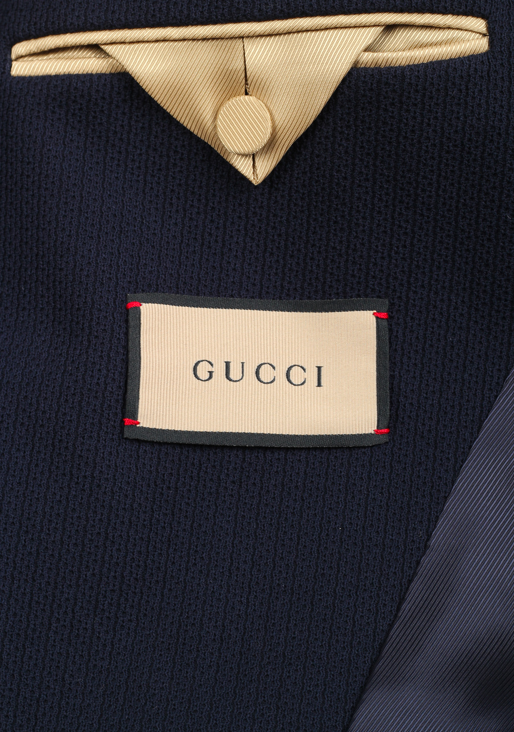 Gucci Blue Cotton Jersey Sport Coat | Costume Limité