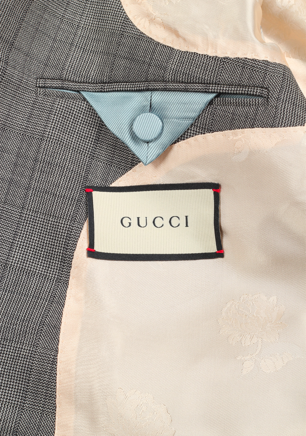 Gucci Gray Double Breasted Suit Size 44 / 34R U.S. In Wool | Costume Limité