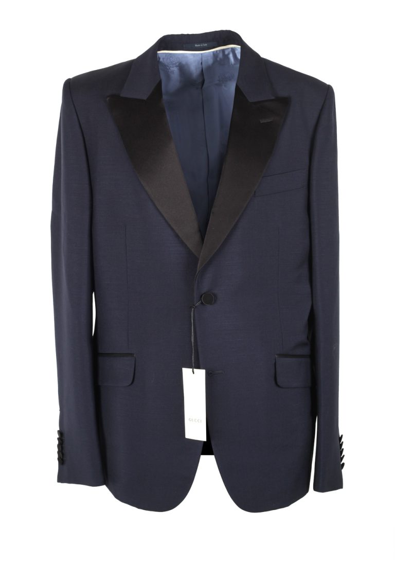 Gucci Blue Signature Mohair Wool Tuxedo - thumbnail | Costume Limité